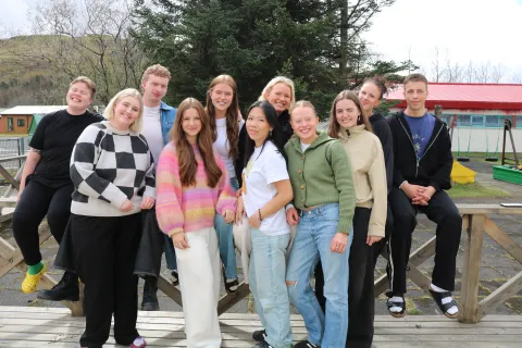 Hópmynd af stjórnendum Reykjadals