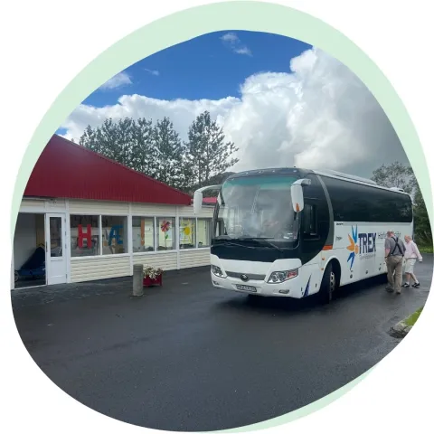 TREX rúta fyrir framan Reykjadal