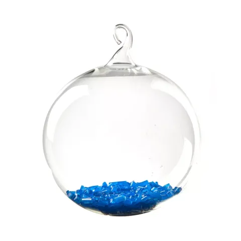 Kærleikskúla með bláum perlum