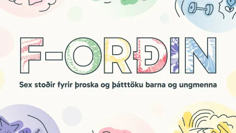F-orðin veggspjald