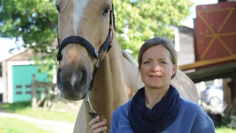 woman with horse